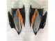 ABS Plastica & Carene Yamaha R6 2006-2007 - Arancia Nero