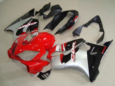 ABS Plastica Honda CBR 600 F4i 2004-2007 - Nero Rosso Argento
