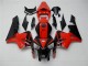 ABS Plastica Honda CBR 600 RR 2005-2006 - Rosso Nero ABS Plastica Honda CBR 600 RR 2005-2006 - Rosso Nero