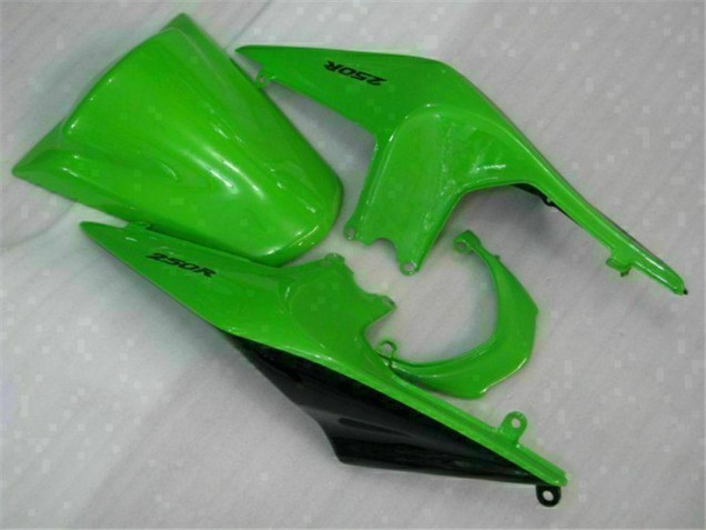 ABS Plastica Kawasaki EX250 2008-2012 - Verde Nero Ninja ABS Plastica Kawasaki EX250 2008-2012 - Verde Nero Ninja