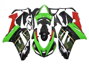 ABS Plastica Kawasaki ZX6R 2007-2008 - Verde Nero