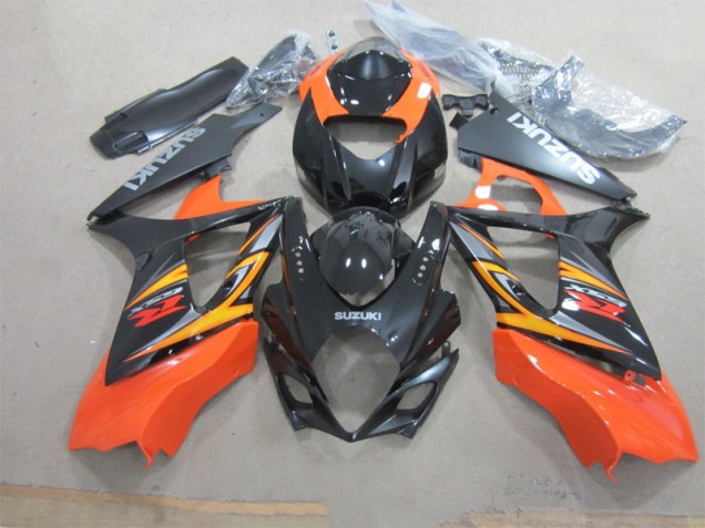 ABS Plastica Suzuki GSXR 1000 K7 2007-2008 - Nero Arancia