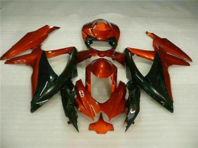 ABS Plastica Suzuki GSXR 600 / 750 K8 2008-2010 - Rosso Nero ABS Plastica Suzuki GSXR 600 / 750 K8 2008-2010 - Rosso Nero