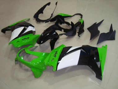 Carena Kawasaki ZX 250R 2008-2012 - Verde Bianco Nero