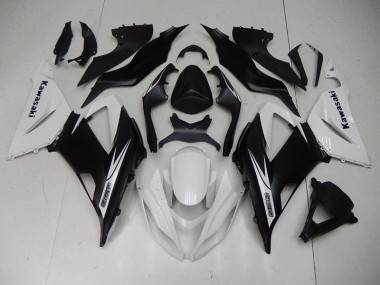 Carena Kawasaki ZX6R 2013-2018 - Nero Bianco