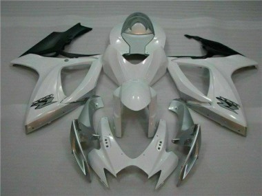 Carena Suzuki GSXR 600 / 750 K6 2006-2007 - Bianco Argento