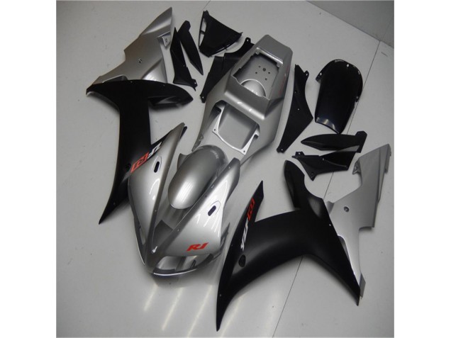 Carena Yamaha R1 2002-2003 - Argento Nero
