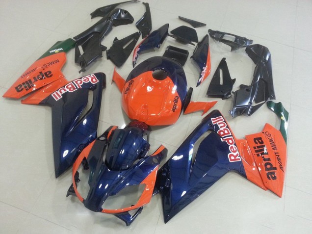 Carene Aprilia RS 125 2006-2011 - Arancia & Scuro Blu Carene Aprilia RS 125 2006-2011 - Arancia & Scuro Blu