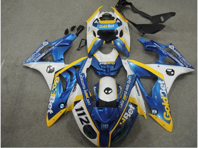 Carene BMW S1000RR 2009-2014 - Bianco Blu GoldBet 112