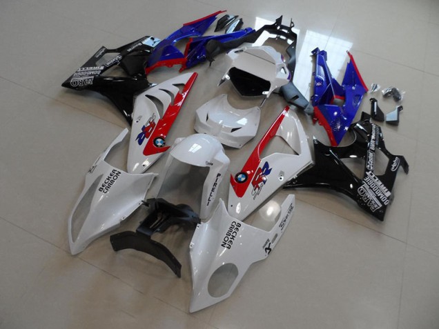 Carene BMW S1000RR 2009-2014 - Bianco Blu Rosso Becker Carbon Carene BMW S1000RR 2009-2014 - Bianco Blu Rosso Becker Carbon