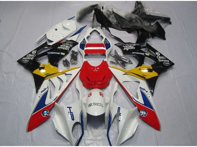 Carene BMW S1000RR 2009-2014 - Rosso Bianco Giallo Carene BMW S1000RR 2009-2014 - Rosso Bianco Giallo