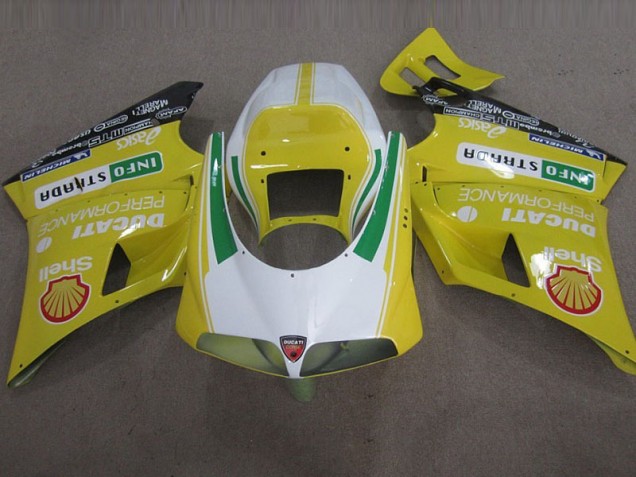 Carene Ducati 748 1993-2005 - Giallo Shell Info Strrda Carene Ducati 748 1993-2005 - Giallo Shell Info Strrda