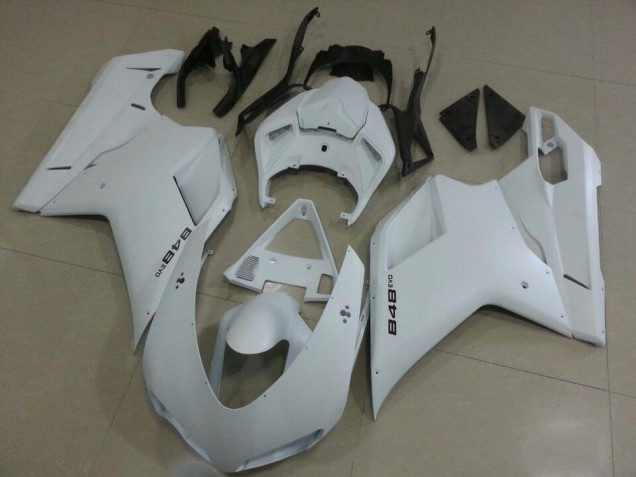 Carene Ducati 848 1098 1198 2007-2014 - Matte Bianco Carene Ducati 848 1098 1198 2007-2014 - Matte Bianco