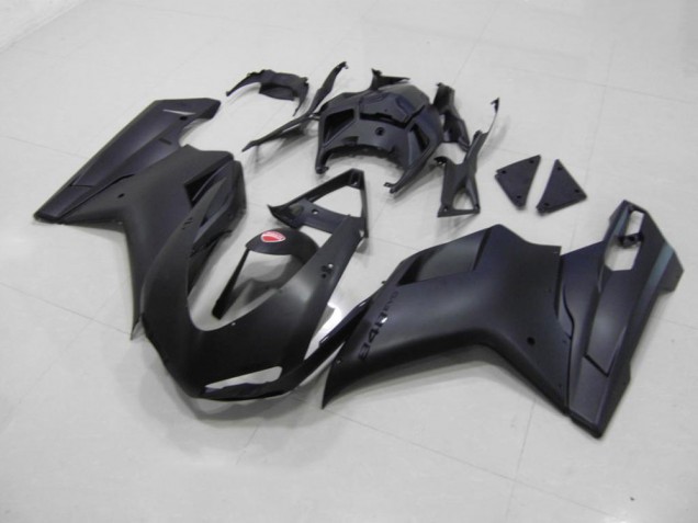 Carene Ducati 848 1098 1198 2007-2014 - Nero Opaco Nero Adesivo Carene Ducati 848 1098 1198 2007-2014 - Nero Opaco Nero Adesivo