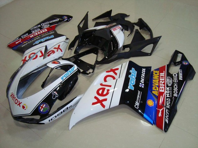 Carene Ducati 848 1098 1198 2007-2014 - Nero Xerox