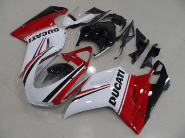 Carene Ducati 848 1098 1198 2007-2014 - Rosso Bianco Nero
