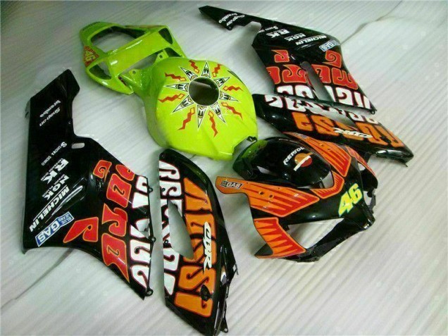 Carene Honda CBR 1000 RR 2004-2005 - Arancia Verde Carene Honda CBR 1000 RR 2004-2005 - Arancia Verde