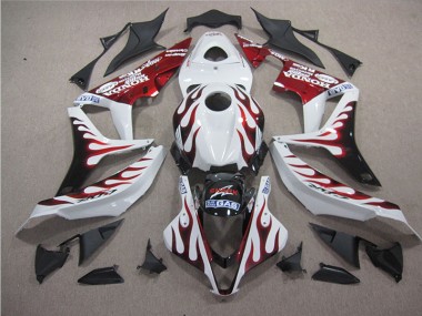 Carene Honda CBR 1000 RR 2004-2005 - Bianco Rosso Fiamma Squalo