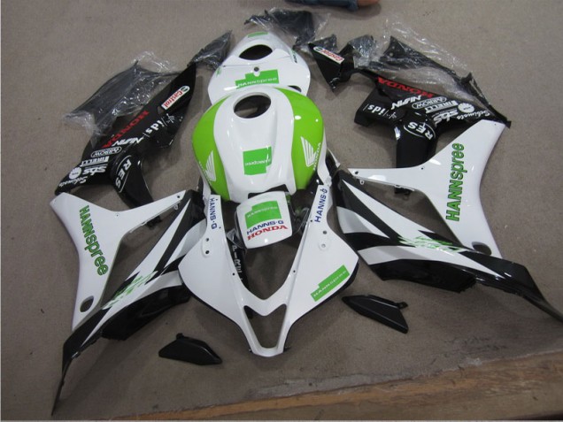 Carene Honda CBR 1000 RR 2004-2005 - Bianco Verde Hannspree Carene Honda CBR 1000 RR 2004-2005 - Bianco Verde Hannspree