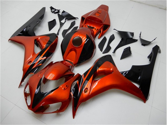 Carene Honda CBR 1000 RR 2006-2007 - Arancia Nero