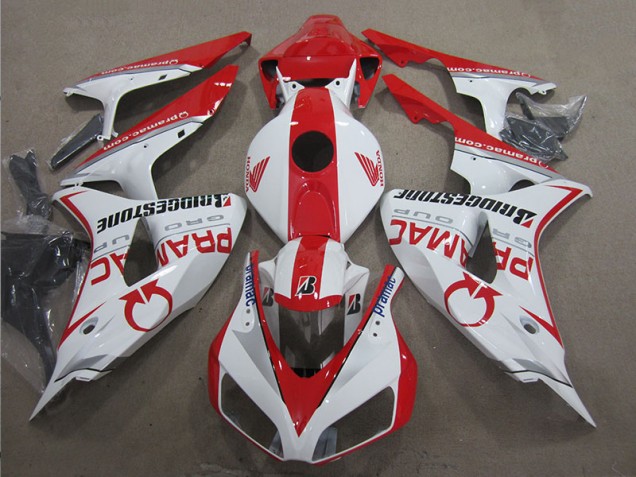 Carene Honda CBR 1000 RR 2006-2007 - Bianco Rosso PRAMAC Carene Honda CBR 1000 RR 2006-2007 - Bianco Rosso PRAMAC