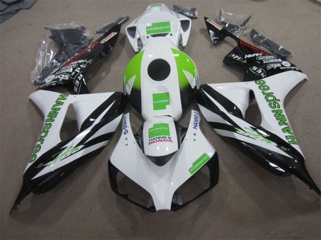 Carene Honda CBR 1000 RR 2006-2007 - Bianco Verde Hannspree Carene Honda CBR 1000 RR 2006-2007 - Bianco Verde Hannspree