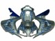 Carene Honda CBR 1000 RR 2006-2007 - Blu Fiamma Argento Carene Honda CBR 1000 RR 2006-2007 - Blu Fiamma Argento