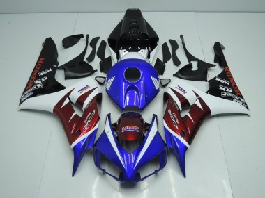 Carene Honda CBR 1000 RR 2006-2007 - Borgogna & Blu