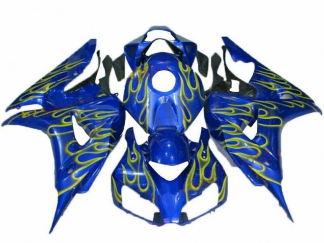 Carene Honda CBR 1000 RR 2006-2007 - Giallo Fiamma Blu Carene Honda CBR 1000 RR 2006-2007 - Giallo Fiamma Blu