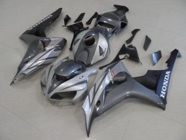 Carene Honda CBR 1000 RR 2006-2007 - Grigio Argento & Nero Opaco