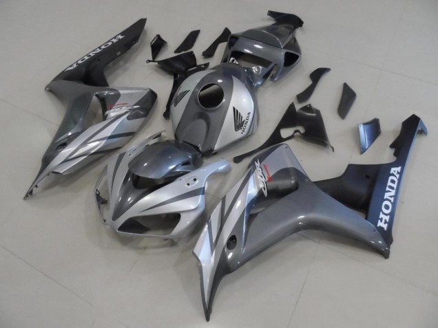 Carene Honda CBR 1000 RR 2006-2007 - Grigio Argento & Nero Opaco Carene Honda CBR 1000 RR 2006-2007 - Grigio Argento & Nero Opaco