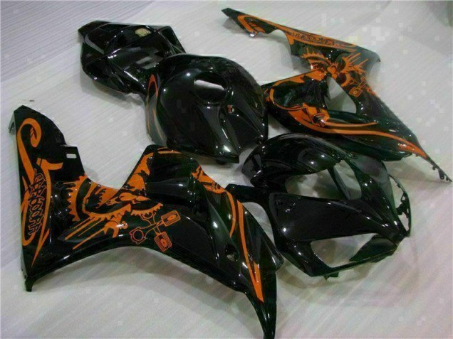 Carene Honda CBR 1000 RR 2006-2007 - Marrone Nero Carene Honda CBR 1000 RR 2006-2007 - Marrone Nero