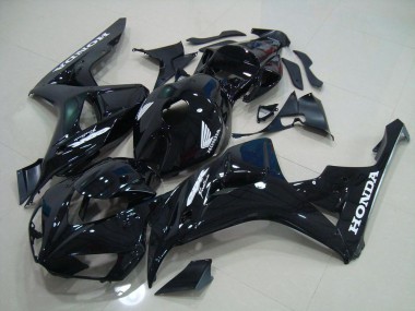 Carene Honda CBR 1000 RR 2006-2007 - Nero Argento Decalcomanie