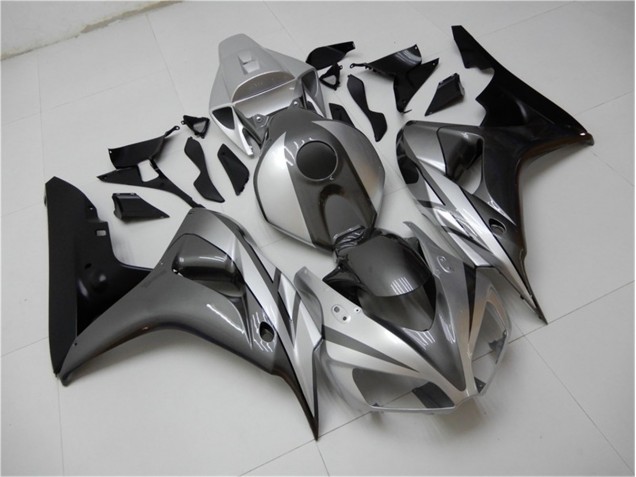 Carene Honda CBR 1000 RR 2006-2007 - Nero Argento Grigio Carene Honda CBR 1000 RR 2006-2007 - Nero Argento Grigio