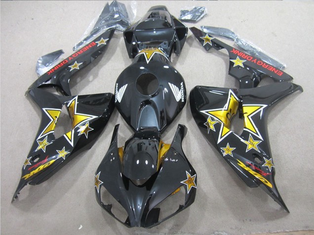 Carene Honda CBR 1000 RR 2006-2007 - Nero Giallo ENERGY Drink Carene Honda CBR 1000 RR 2006-2007 - Nero Giallo ENERGY Drink