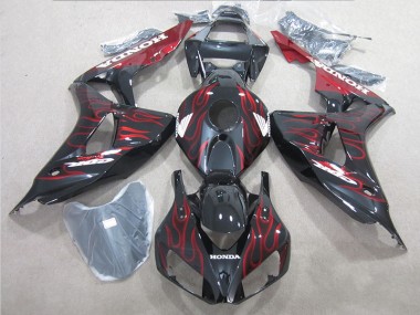 Carene Honda CBR 1000 RR 2006-2007 - Nero Rosso Fiamma