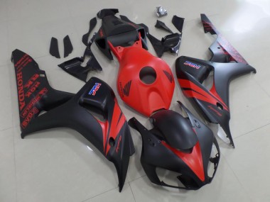 Carene Honda CBR 1000 RR 2006-2007 - Rosso & Nero Opaco