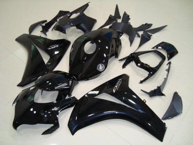 Carene Honda CBR 1000 RR 2008-2011 - Lucido Nero Chrome Decalcomanie