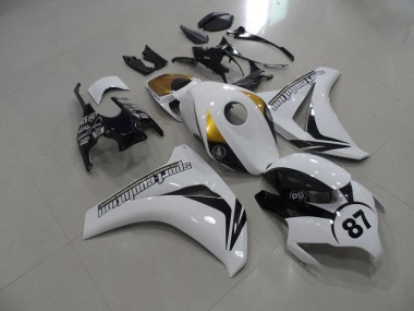 Carene Honda CBR 1000 RR 2008-2011 - Nero & Bianco & Oro