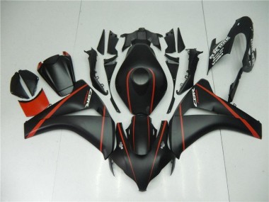 Carene Honda CBR 1000 RR 2008-2011 - Nero Opaco Rosso