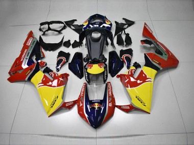 Carene Honda CBR 1000 RR 2017-2023 - Blu Giallo Rosso Red Bull