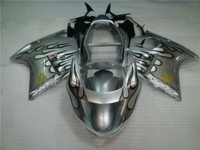 Carene Honda CBR 1100 XX 1996-2007 - Fiamma Argento Grigio Carene Honda CBR 1100 XX 1996-2007 - Fiamma Argento Grigio