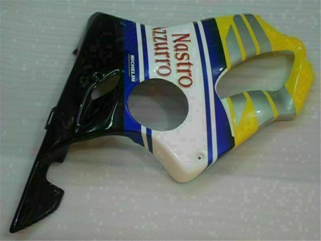 Carene Honda CBR 600 F4i 2001-2003 - Giallo Argento Nastro Azzurro Carene Honda CBR 600 F4i 2001-2003 - Giallo Argento Nastro Azzurro