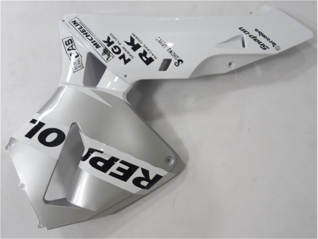Carene Honda CBR 600 RR 2003-2004 - Argento Bianco Nero Repsol