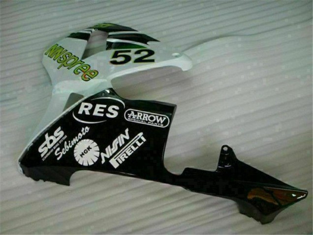 Carene Honda CBR 600 RR 2003-2004 - Verde Bianco Nero