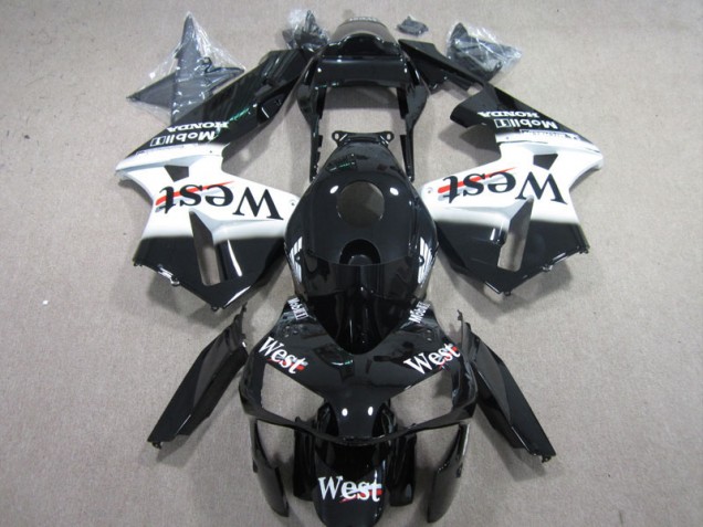 Carene Honda CBR 600 RR 2003-2004 - West Bianco Nero Carene Honda CBR 600 RR 2003-2004 - West Bianco Nero