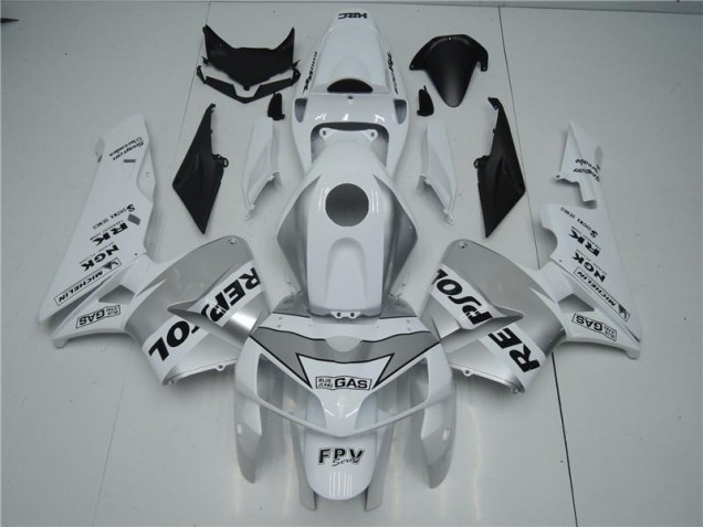 Carene Honda CBR 600 RR 2005-2006 - Bianco Argento Nero Repsol Carene Honda CBR 600 RR 2005-2006 - Bianco Argento Nero Repsol