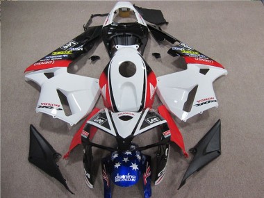 Carene Honda CBR 600 RR 2005-2006 - Bianco Rosso Blu Lee