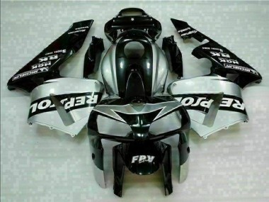 Carene Honda CBR 600 RR 2005-2006 - Nero Argento Repsol