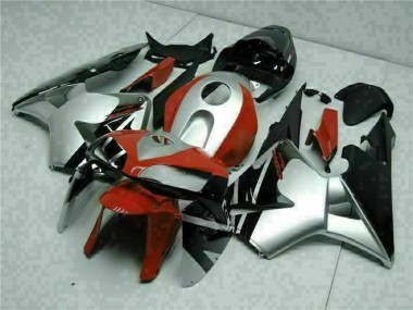 Carene Honda CBR 600 RR 2005-2006 - Nero Argento Rosso